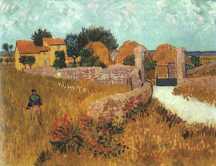 Vincent Van Gogh Farmhouse in Provence oil painting image